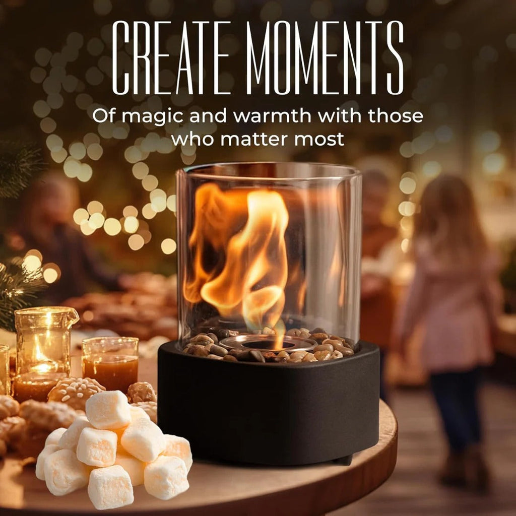 Portable Glass Tabletop Fireplace