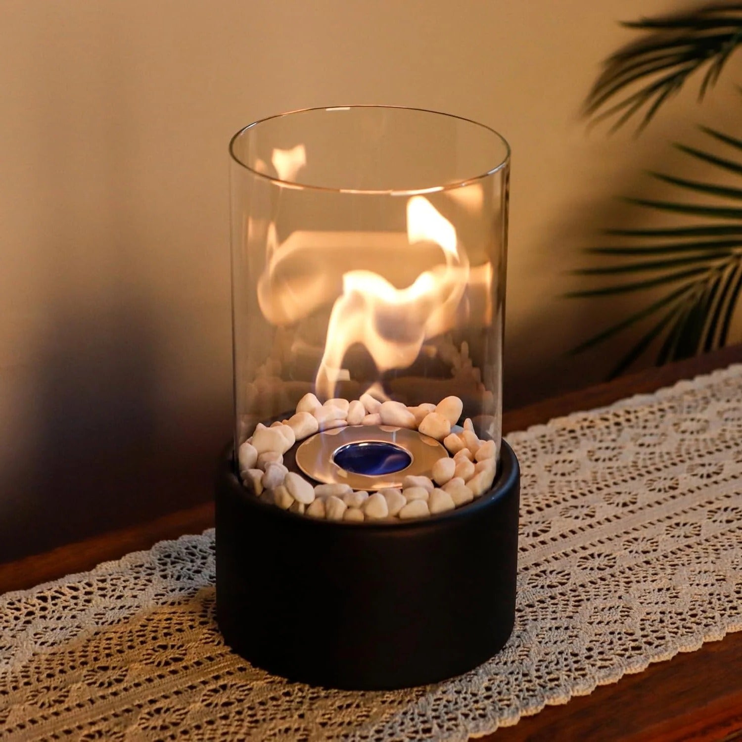 Portable Glass Tabletop Fireplace